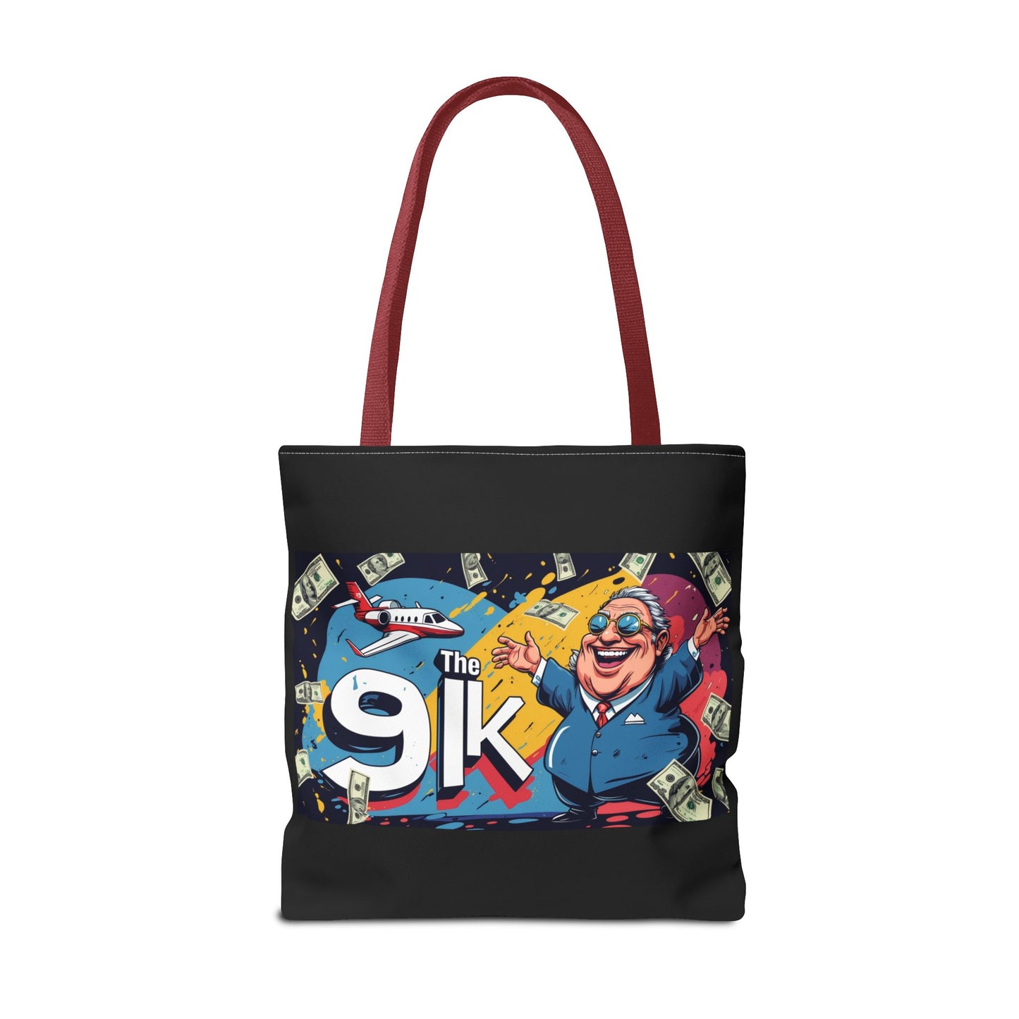 The 91K Collection | Funny Money Tote Bag | A Super Rich Design for Wealth Enthusiasts