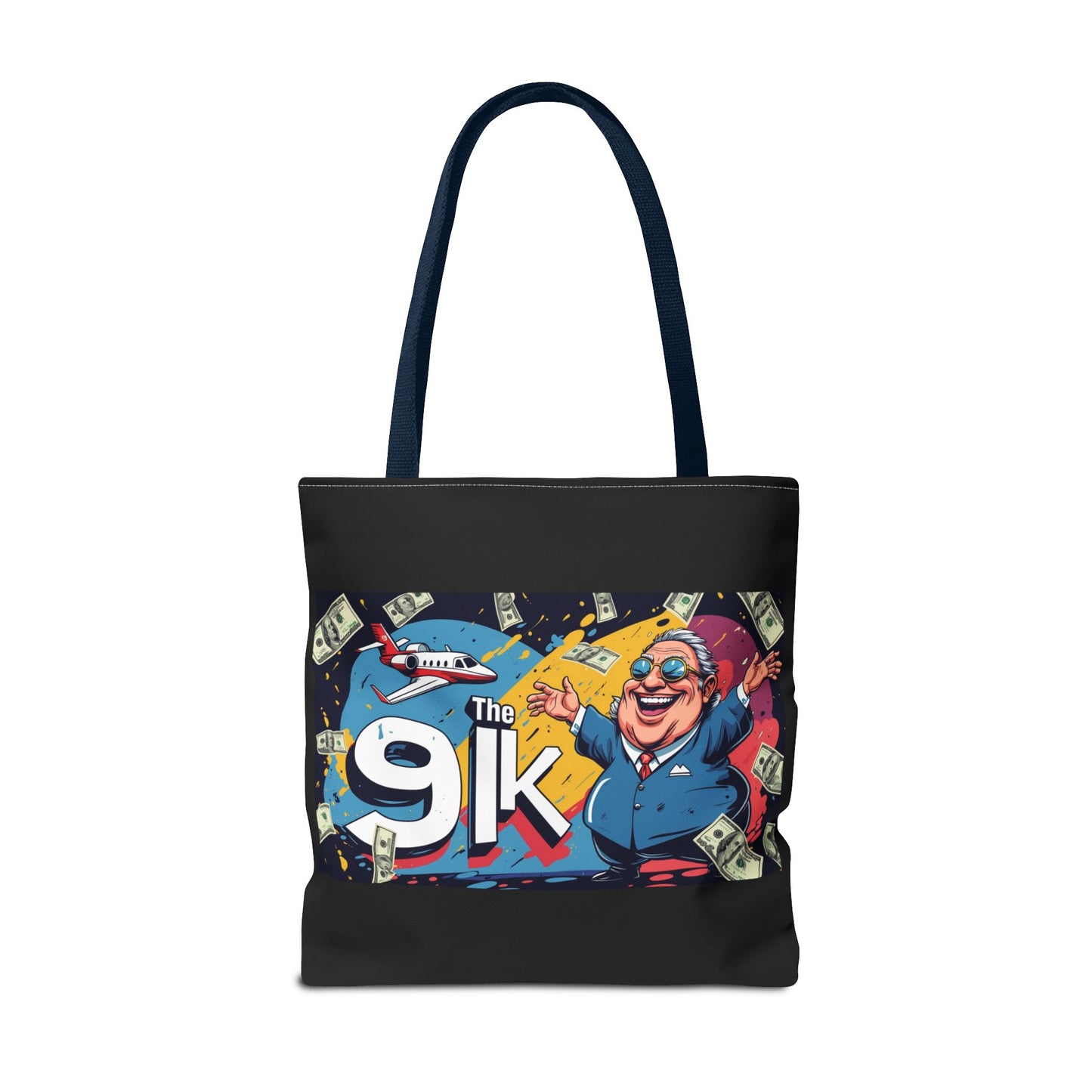 The 91K Collection | Funny Money Tote Bag | A Super Rich Design for Wealth Enthusiasts