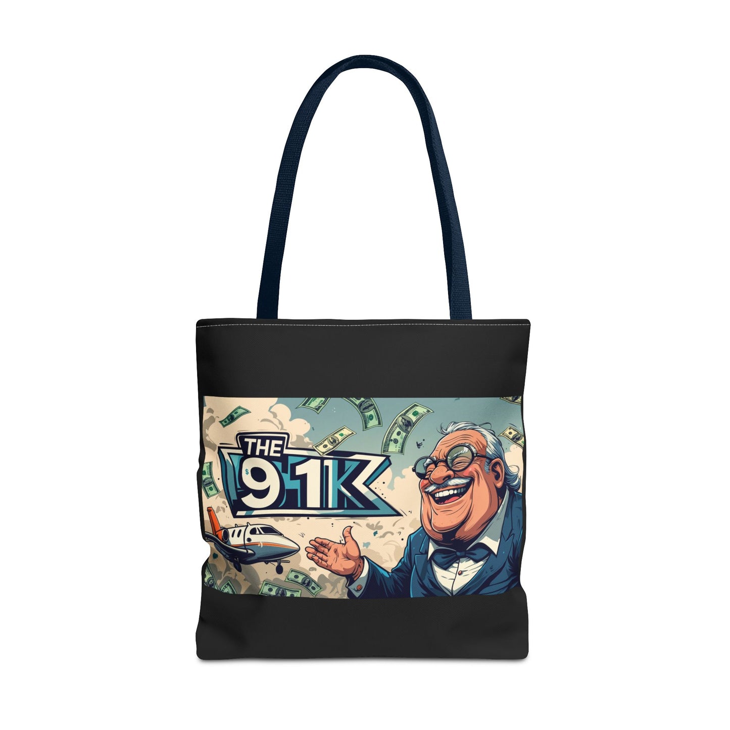 The 91K Collection | Funny Money Tote Bag | A Super Rich Design for Wealth Enthusiasts