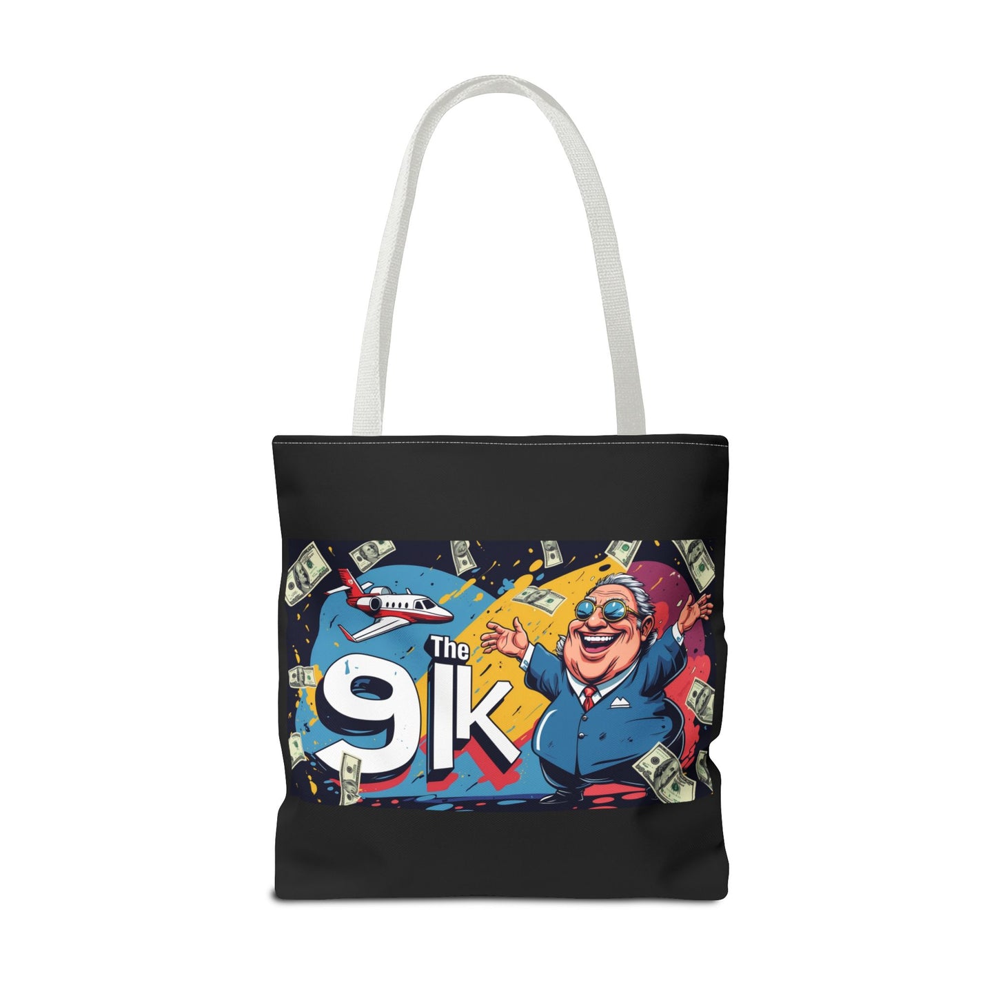 The 91K Collection | Funny Money Tote Bag | A Super Rich Design for Wealth Enthusiasts