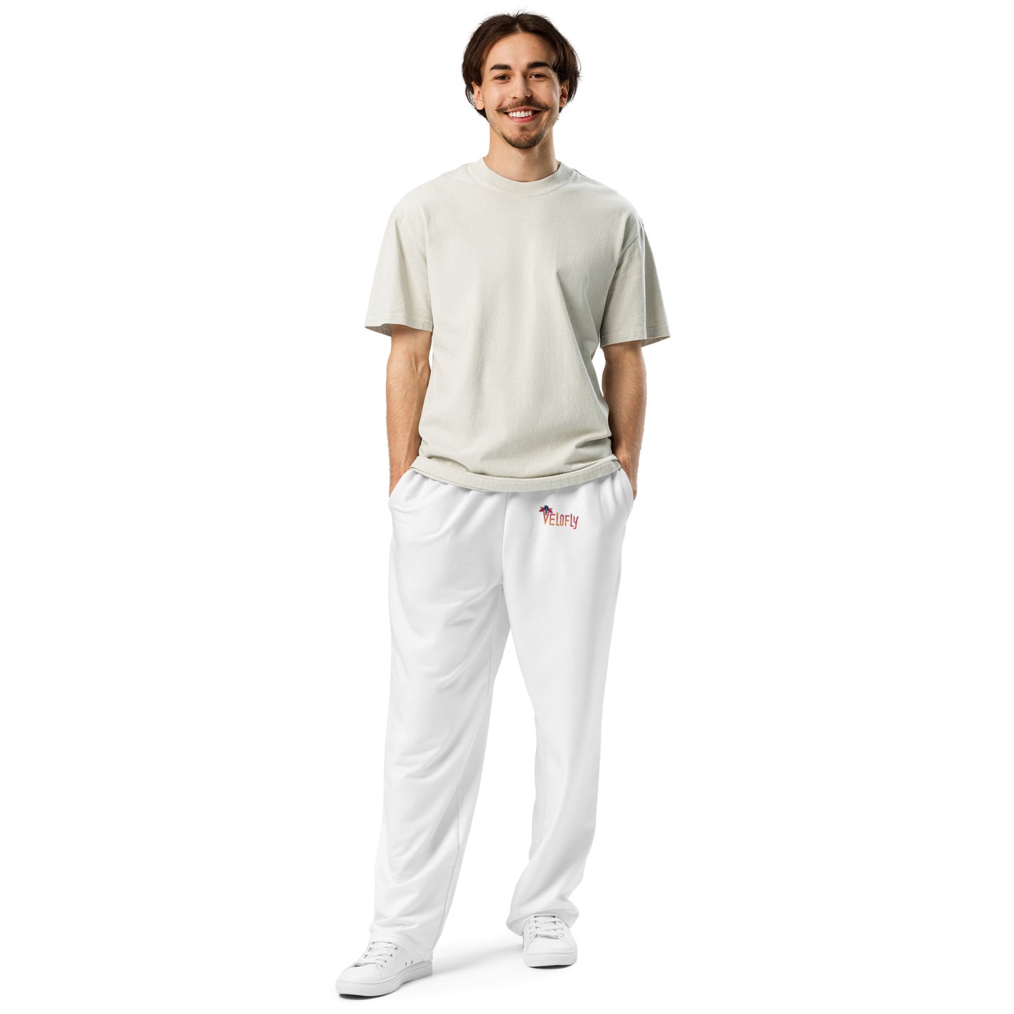 Velofly from TBP Official - White wide-leg joggers