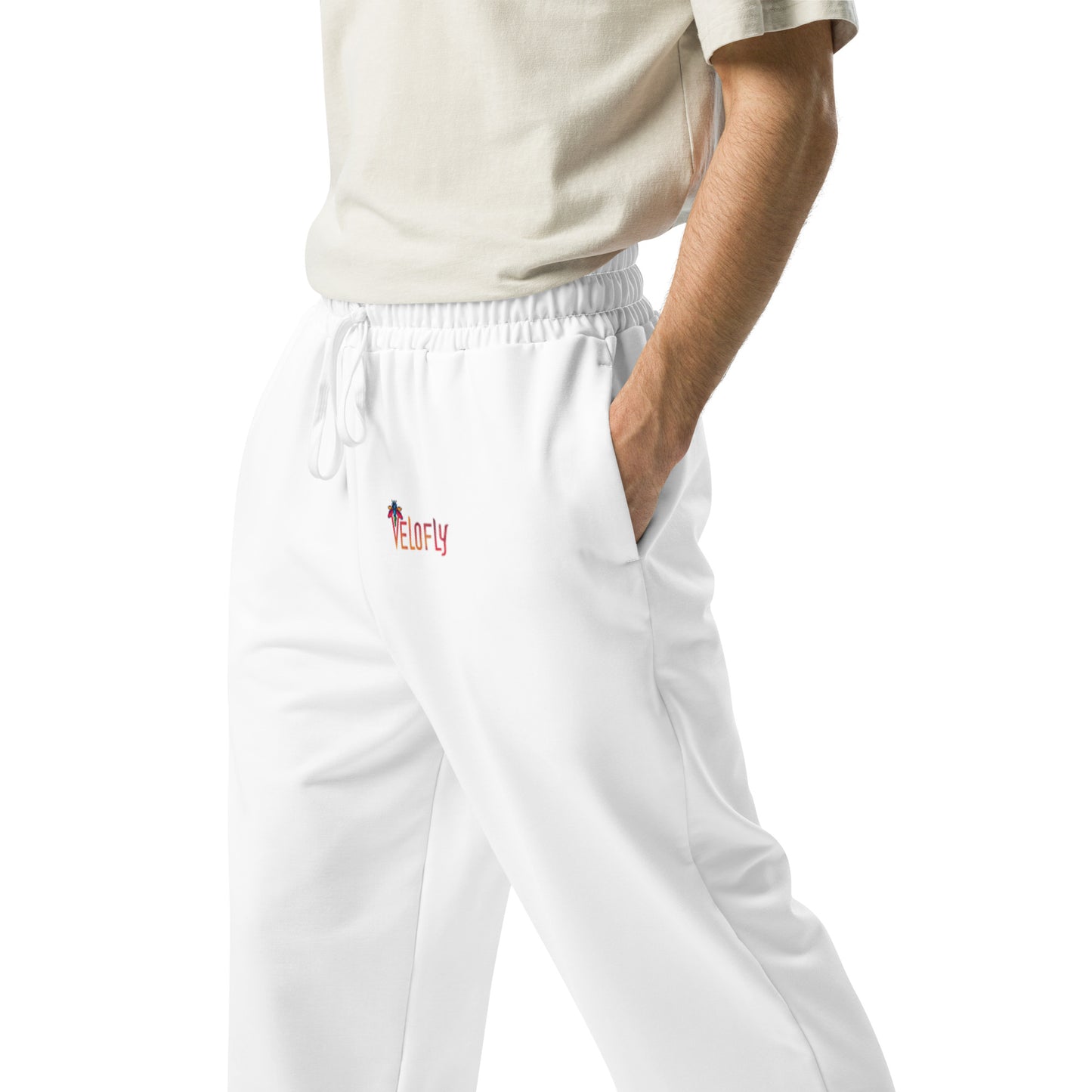 Velofly from TBP Official - White wide-leg joggers