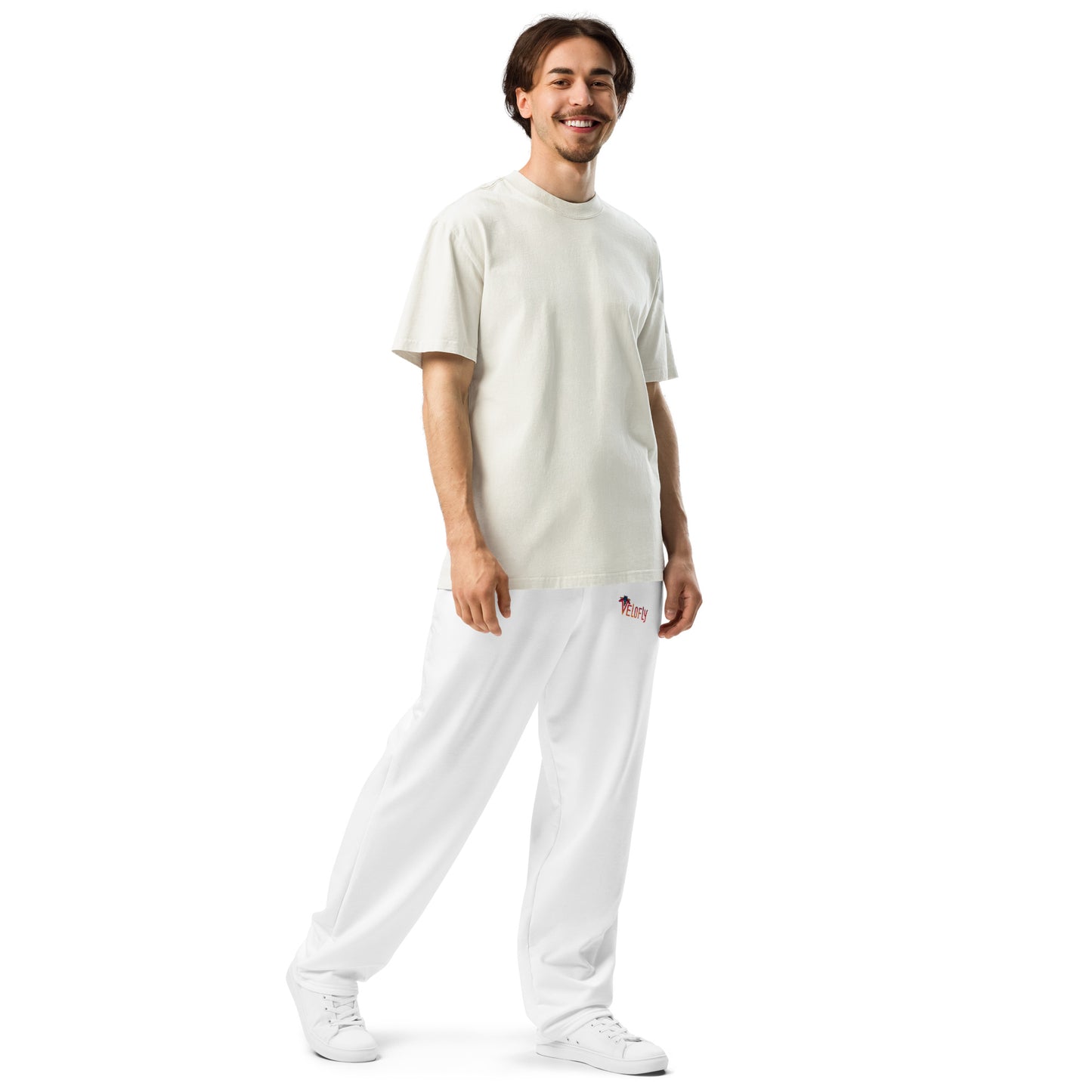 Velofly from TBP Official - White wide-leg joggers